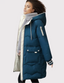 Hooded Quilted Insulated Long Winter Parka for Women