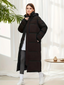Insulated Hooded Long Puffer Coat for Women