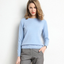 Lightweight Classic Neckline Slim Fit Long Sleeve Sweater for Women