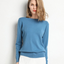 Lightweight Classic Neckline Slim Fit Long Sleeve Sweater for Women