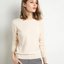 Lightweight Classic Neckline Slim Fit Long Sleeve Sweater for Women