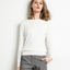 Lightweight Classic Neckline Slim Fit Long Sleeve Sweater for Women