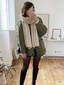 Oversized Quilted Jacket for Women